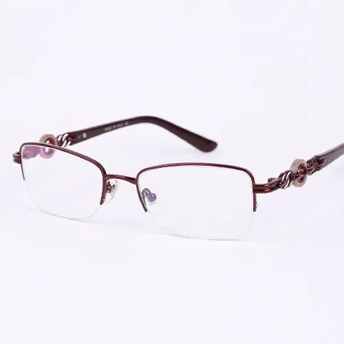 Oveliness Women's Semi Rim Square Alloy Eyeglasses Bv4097