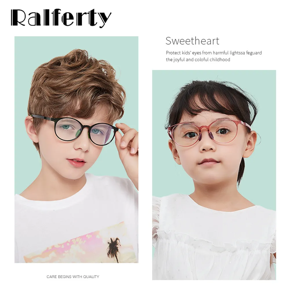 Ralferty Kids' Eyeglasses Ultra-Light Tr90 D5108