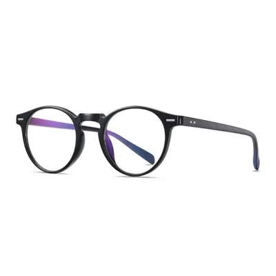 Ralferty Unisex Eyeglasses Round TR90 Anti Blue Light D2320