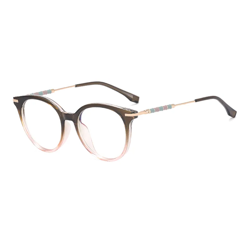 Ralferty Women's Full Rim Round Acetate Eyeglasses F81097