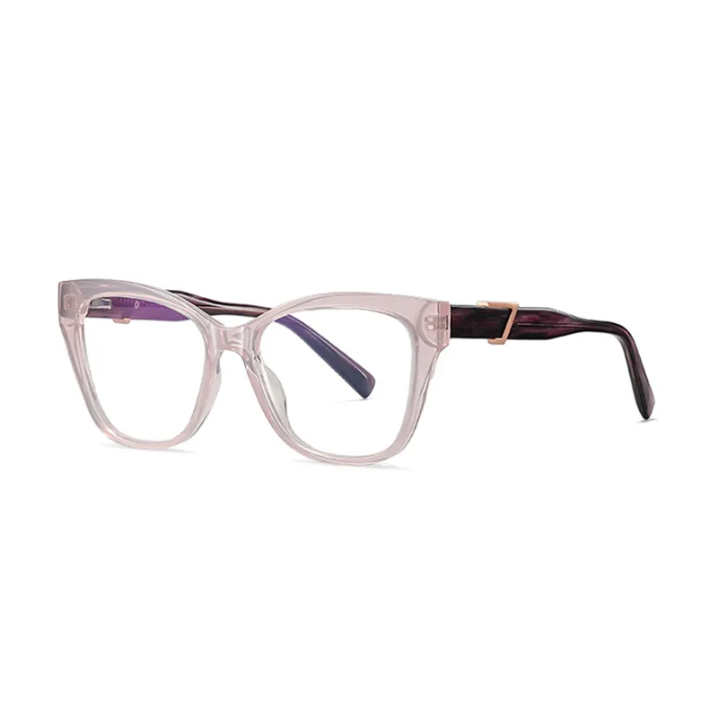 Ralferty Women's Full Rim Square Cat Eye Acetate Eyeglasses D909