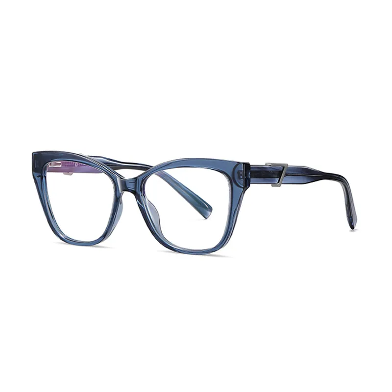 Ralferty Women's Full Rim Square Cat Eye Acetate Eyeglasses D909