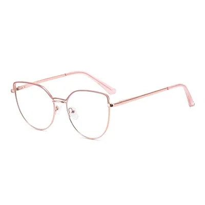 Ralferty Women's Full Rim Square Cat Eye Alloy Eyeglasses F91240