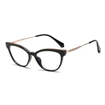 Ralferty Women's Full Rim Square Cat Eye Tr 90 Acetate Eyeglasses D836