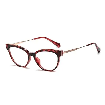 Ralferty Women's Full Rim Square Cat Eye Tr 90 Acetate Eyeglasses D836