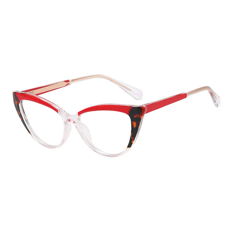 Ralferty Women's Full Rim Square Cat Eye Tr 90 Acetate Eyeglasses F81051