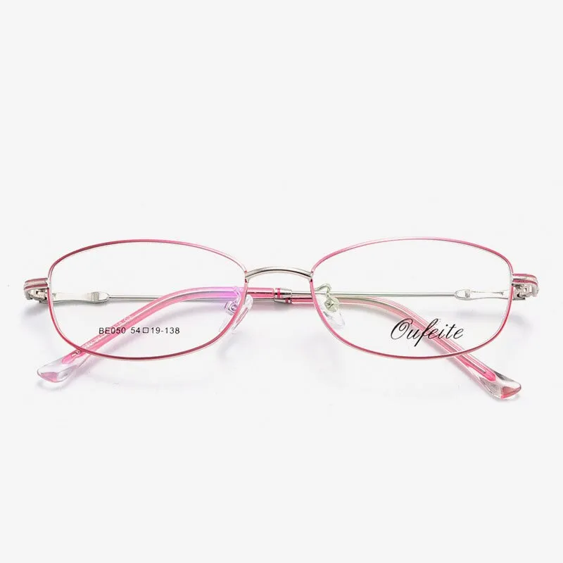 Reven Jate Full Rim Rectangle Eyeglasses Alloy Women's 050