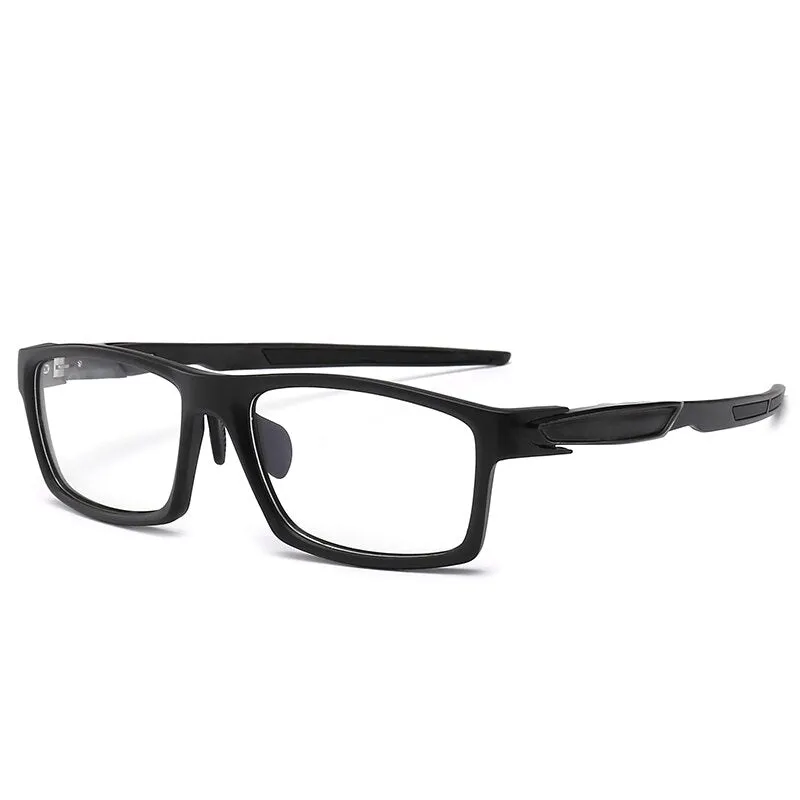 Reven Jate Men's Full Rim Square Tr 90 Aluminum Eyeglasses 6601