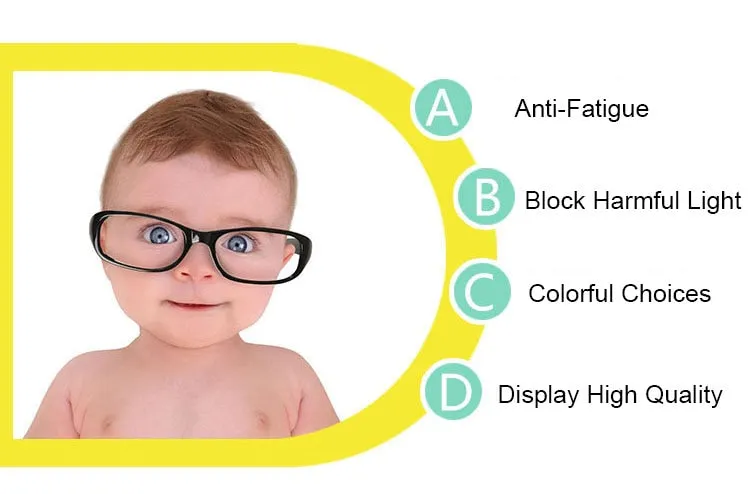 Reven Jate Unisex Children's Full Rim Square Tr 90 Silicone Eyeglasses 5683