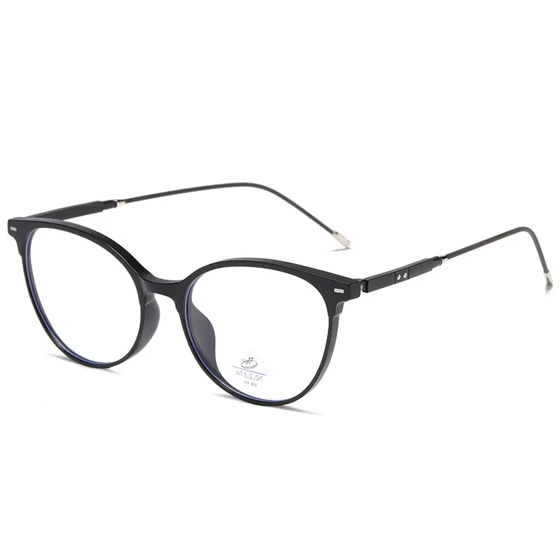 Reven Jate Unisex Full Rim Round Square Tr 90 Eyeglasses 81235