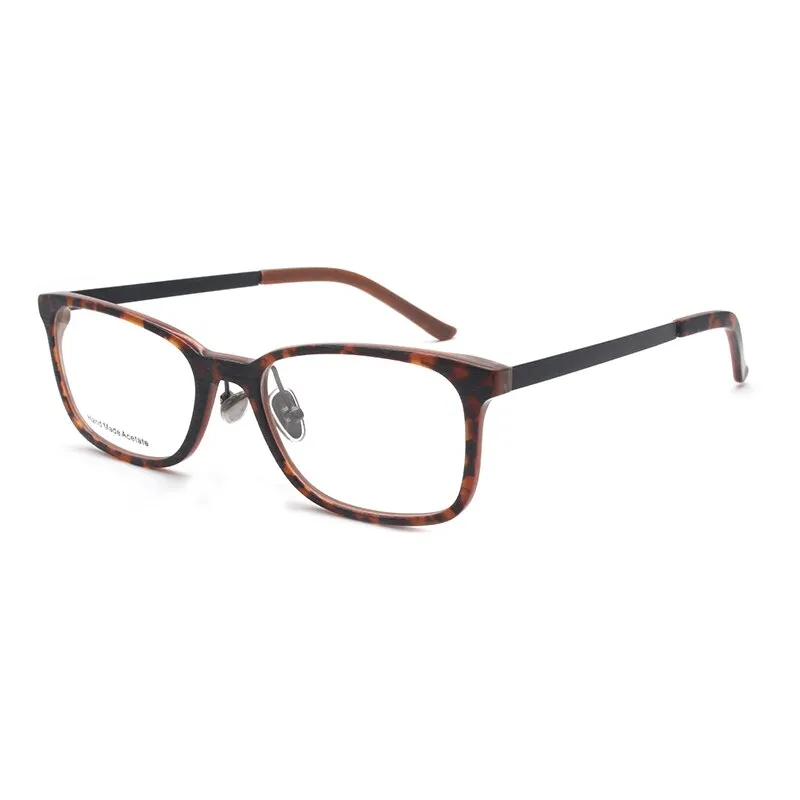 Reven Jate Unisex Full Rim Square Acetate Eyeglasses 6519