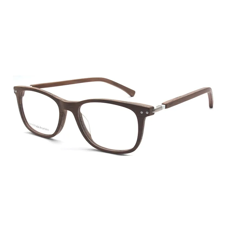 Reven Jate Unisex Full Rim Square Acetate Eyeglasses K9201