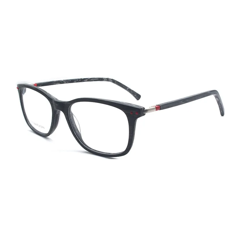 Reven Jate Unisex Full Rim Square Acetate Eyeglasses K9201