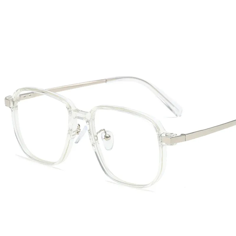 Reven Jate Unisex Full Rim Square Plastic Eyeglasses 81285