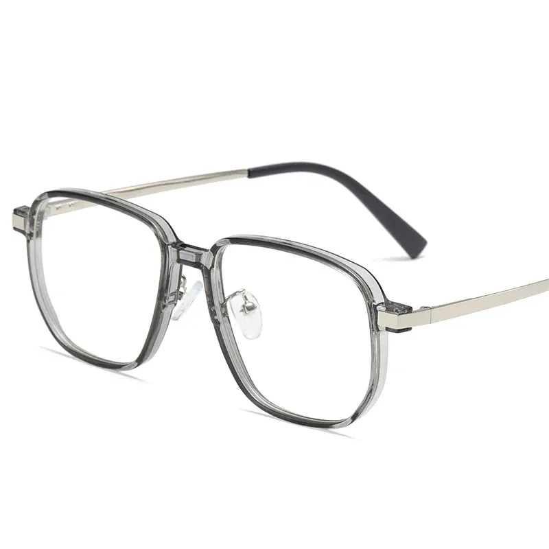 Reven Jate Unisex Full Rim Square Plastic Eyeglasses 81285