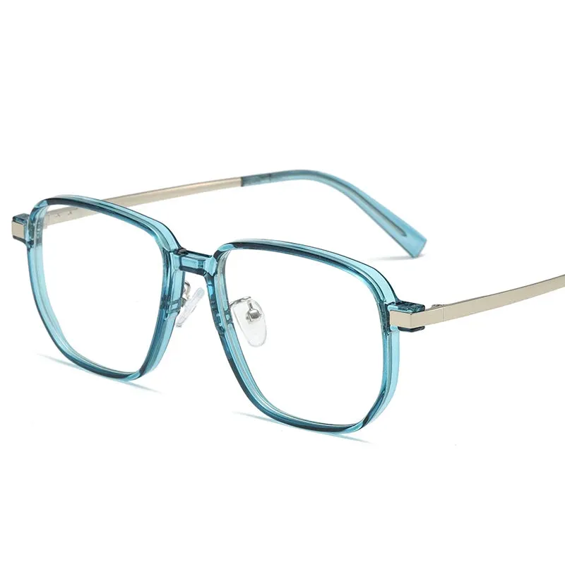 Reven Jate Unisex Full Rim Square Plastic Eyeglasses 81285