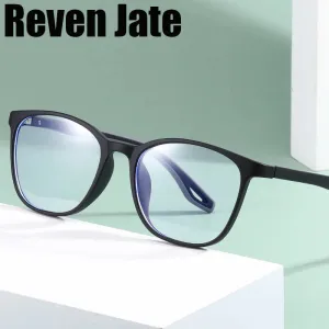 Reven Jate Unisex Full Rim Square Plastic Eyeglasses 81311