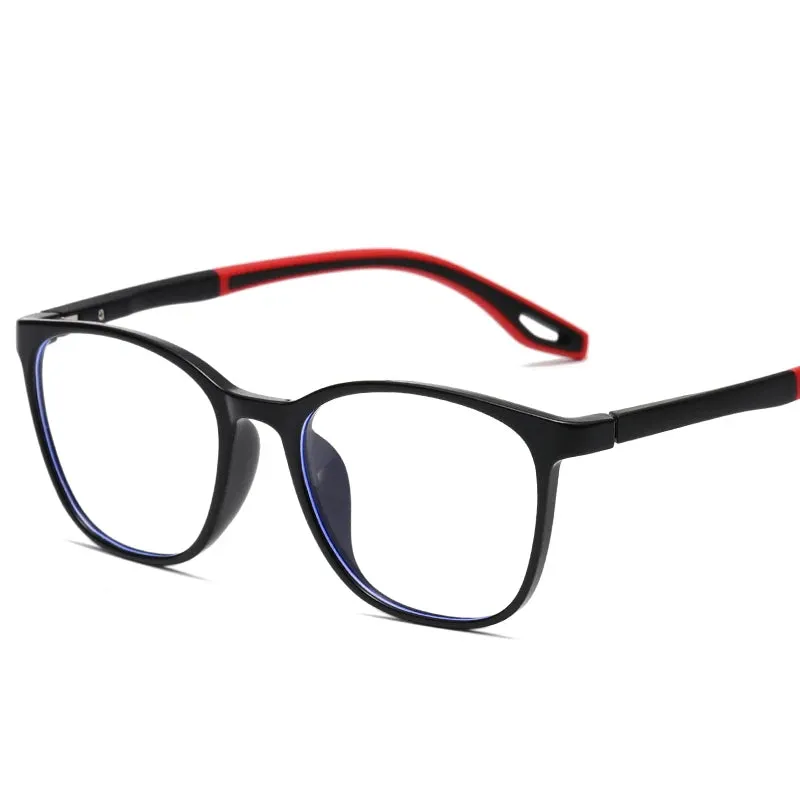 Reven Jate Unisex Full Rim Square Plastic Eyeglasses 81311