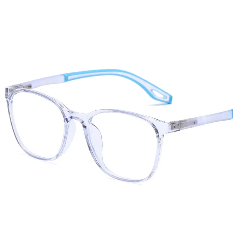 Reven Jate Unisex Full Rim Square Plastic Eyeglasses 81311