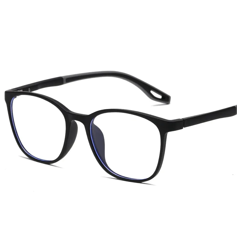 Reven Jate Unisex Full Rim Square Plastic Eyeglasses 81311