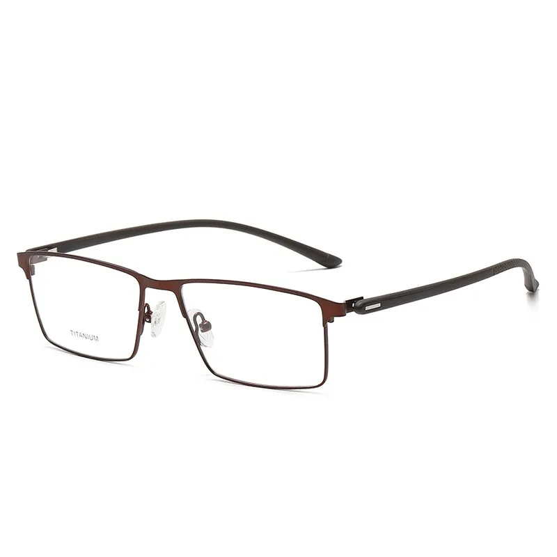 Reven Jate Unisex Full Rim Square Titanium Eyeglasses P8837