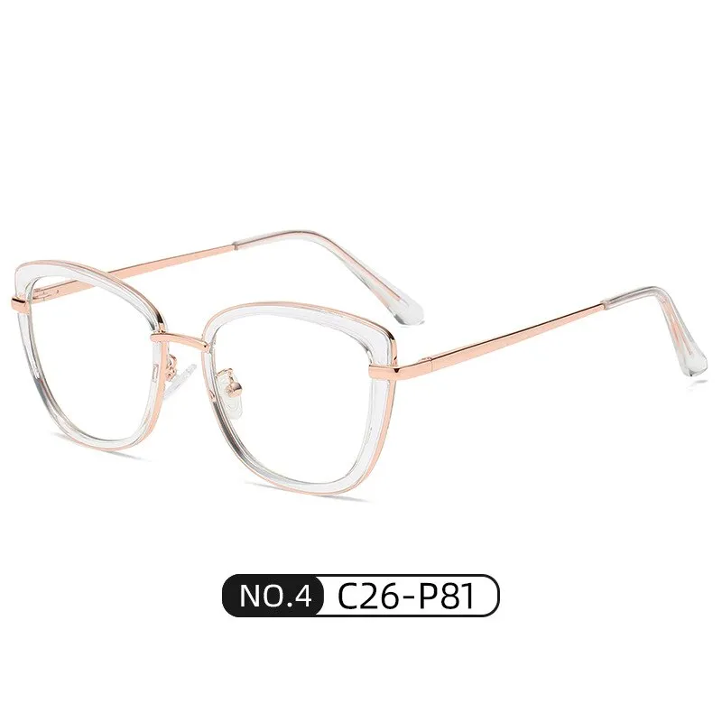 Reven Jate Women's Eyeglasses Wb609 Anti Blue Light Jelly Color