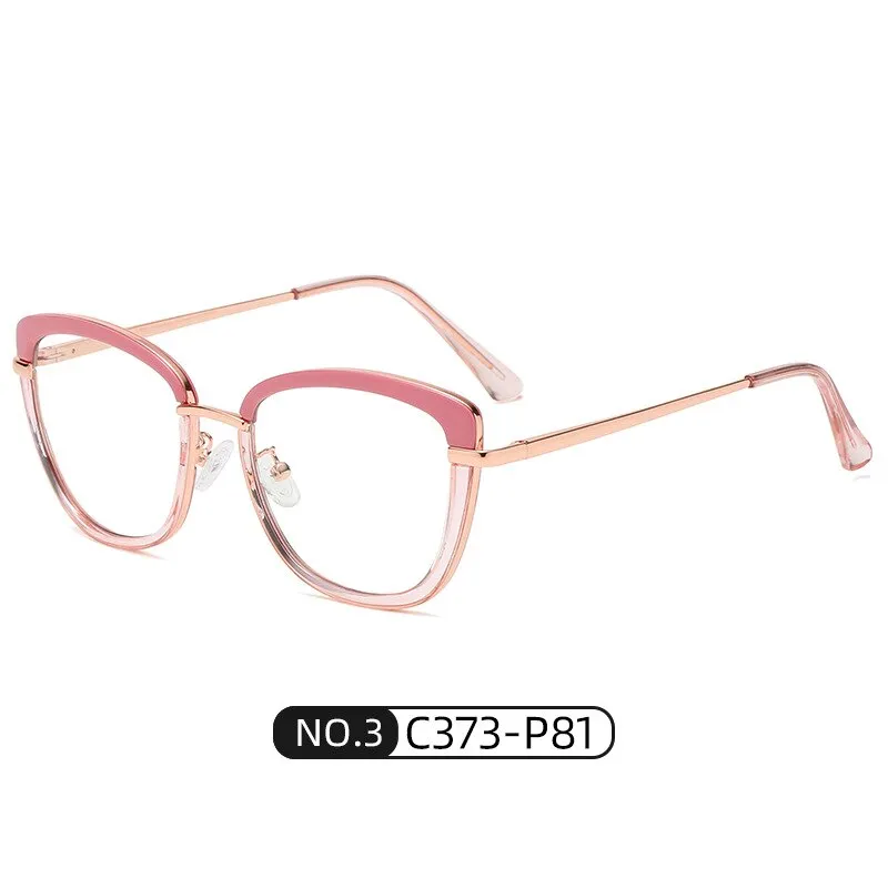 Reven Jate Women's Eyeglasses Wb609 Anti Blue Light Jelly Color