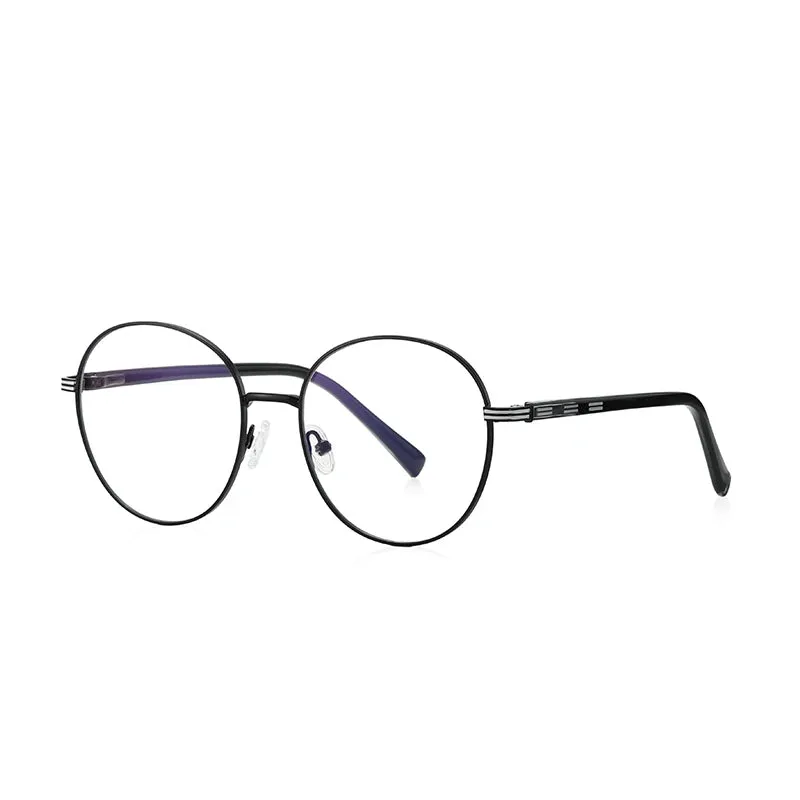 Vicky Women's Full Rim Round Alloy Reading Glasses 3071