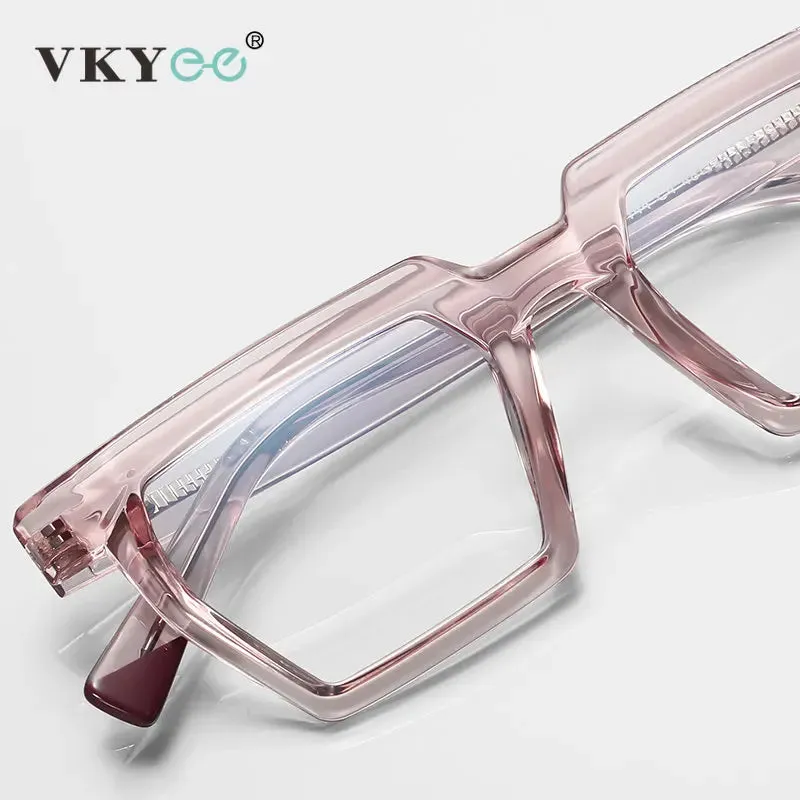 Vicky Women's Full Rim Square Tr 90 Stainless Steel Reading Glasses 2144