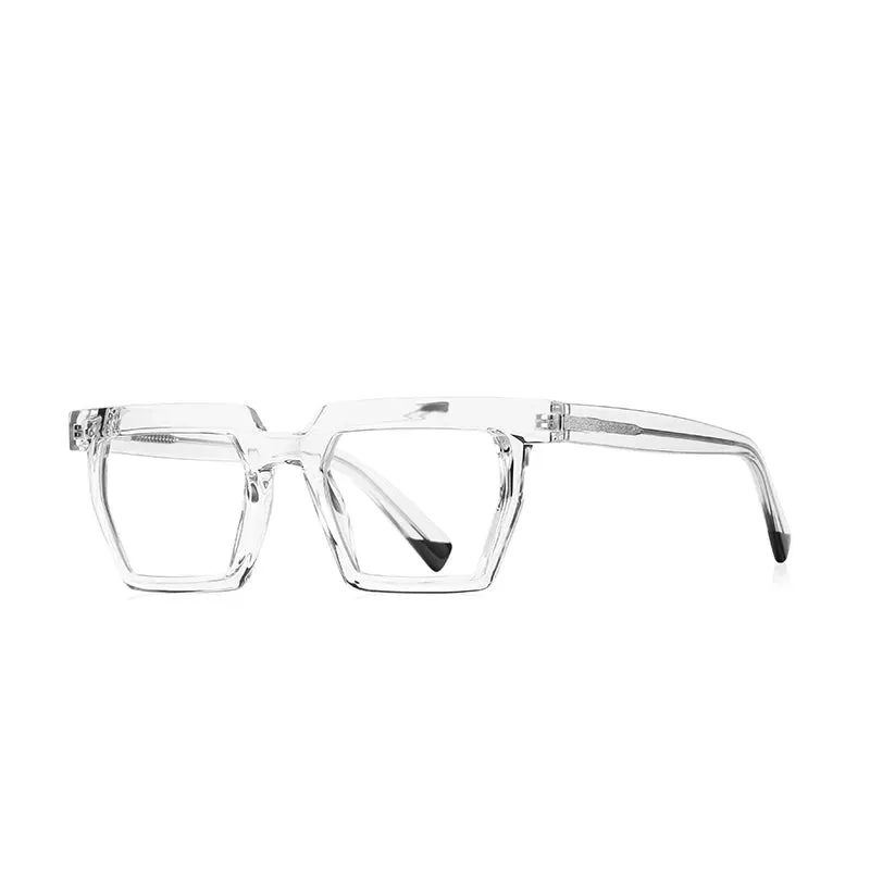 Vicky Women's Full Rim Square Tr 90 Stainless Steel Reading Glasses 2144