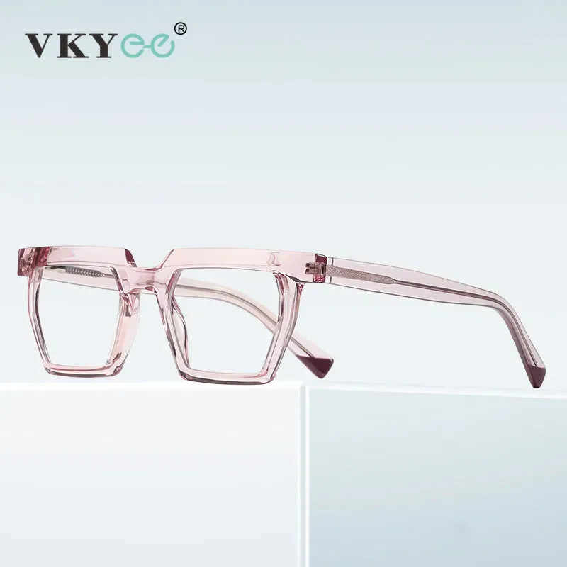 Vicky Women's Full Rim Square Tr 90 Stainless Steel Reading Glasses 2144