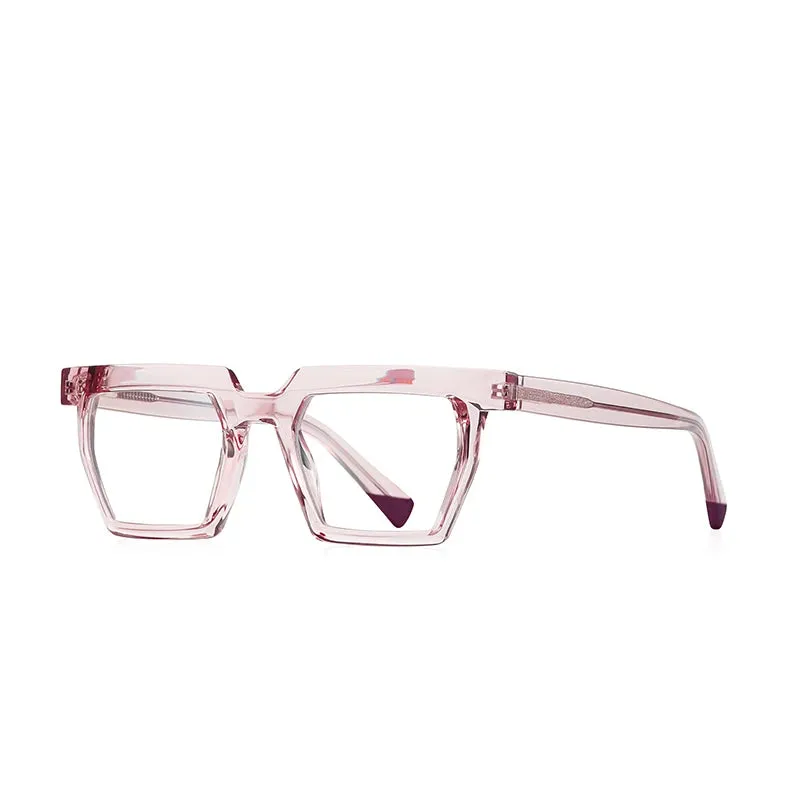 Vicky Women's Full Rim Square Tr 90 Stainless Steel Reading Glasses 2144