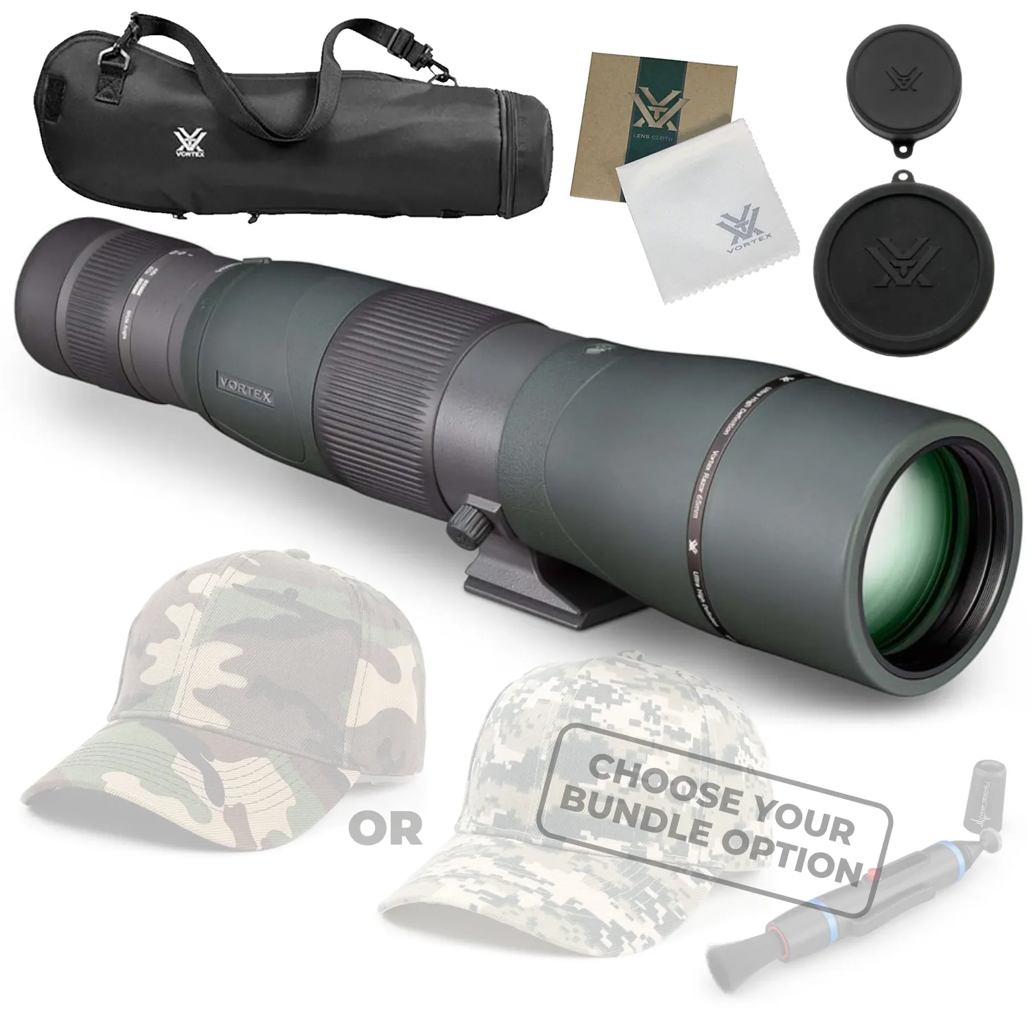 Vortex Optics Razor HD 22-48x65 (Straight) Spotting Scope (RS-65S)