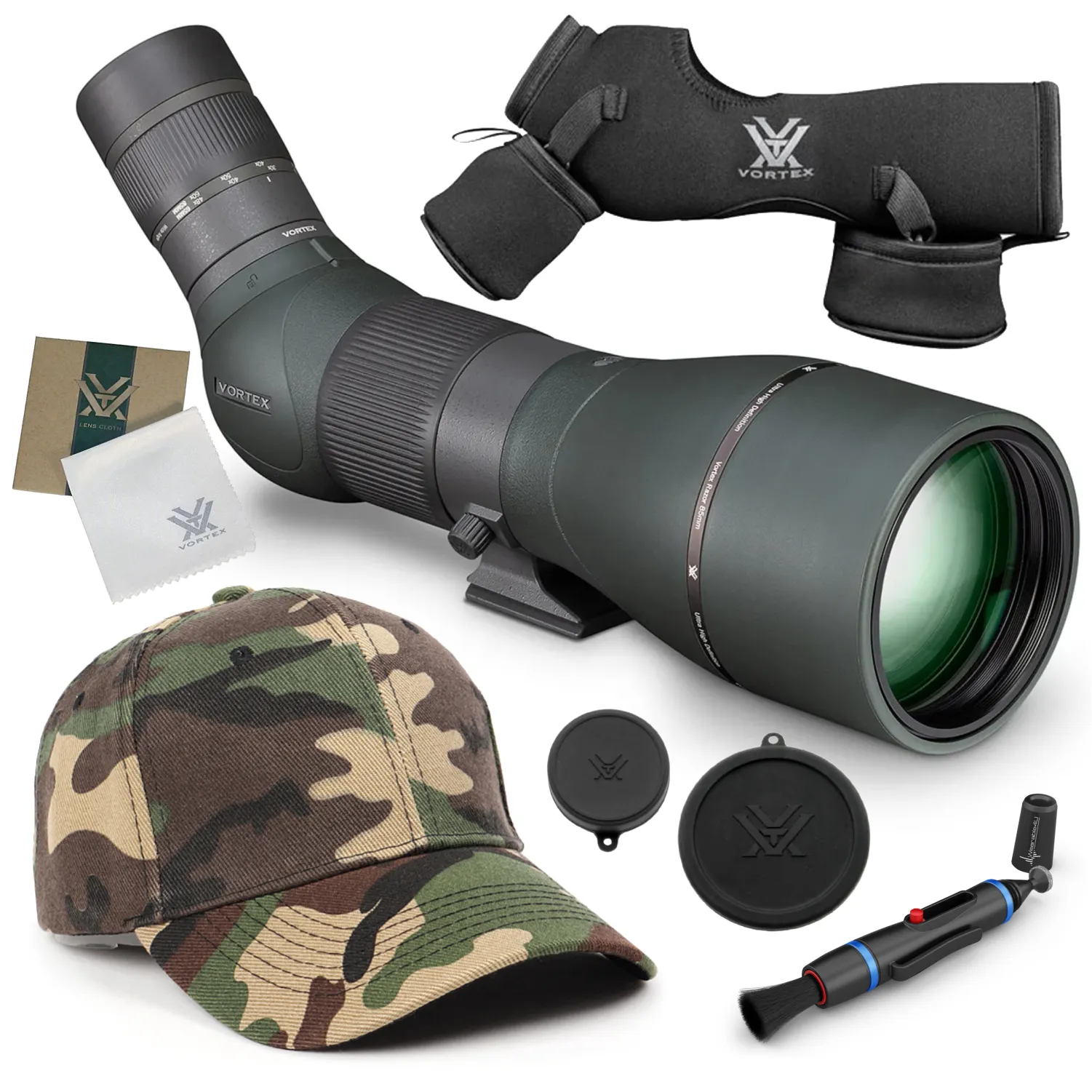 Vortex Optics Razor HD 27-60X85 (Angled) Spotting Scope (RS-85A)