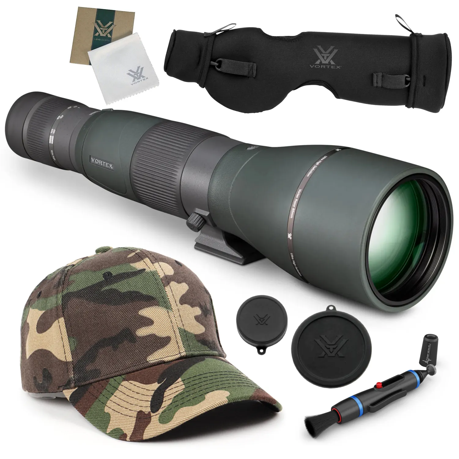 Vortex Optics Razor HD 27-60X85 Straight Spotting Scope (RS-85S)