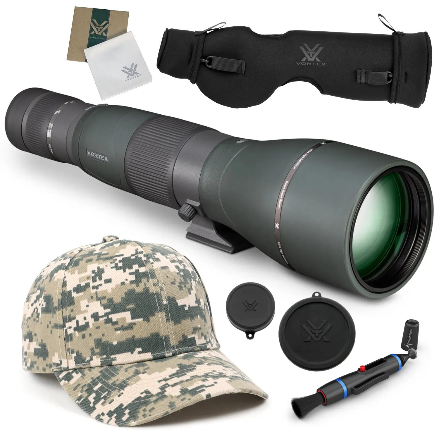 Vortex Optics Razor HD 27-60X85 Straight Spotting Scope (RS-85S)