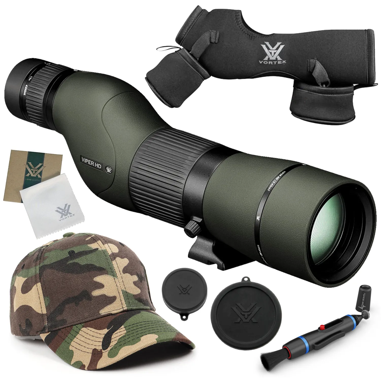 Vortex Optics Viper HD 15-45x65 Straight Spotting Scope (V501)