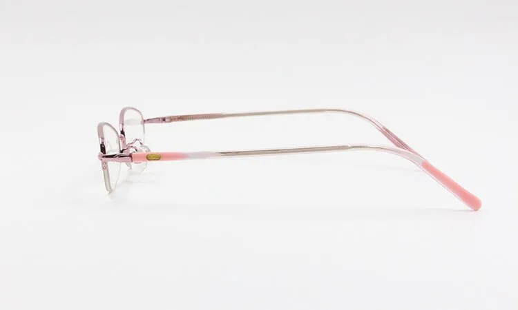 Women's Alloy Frame Semi Rim Eyeglasses 8102