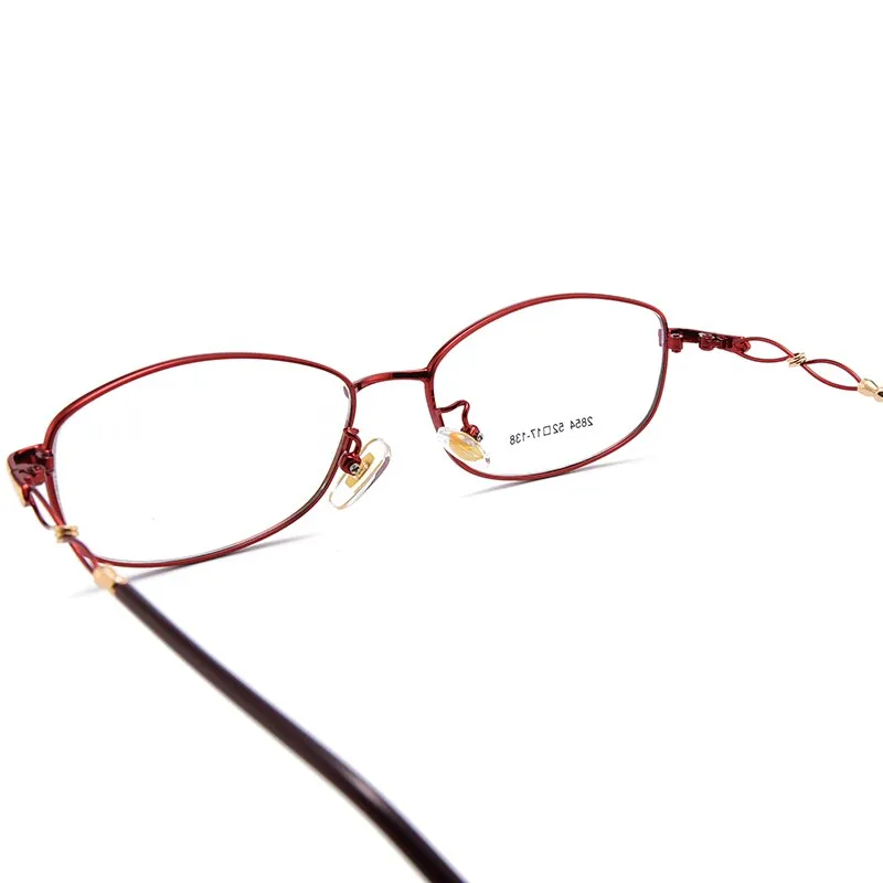 Women's Full Rim Alloy Frame Eyeglasses Sc2854