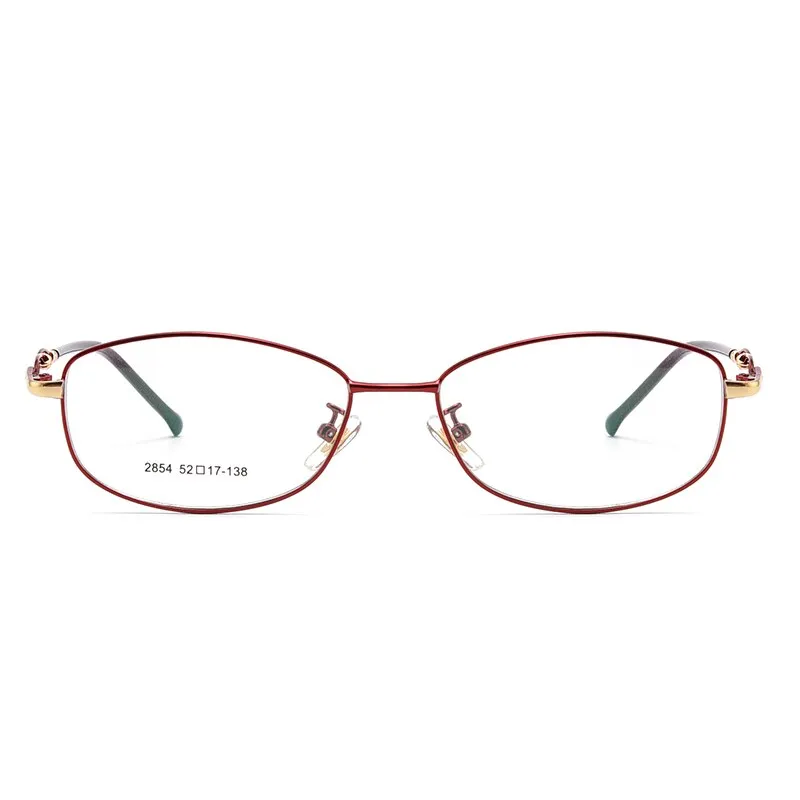 Women's Full Rim Alloy Frame Eyeglasses Sc2854