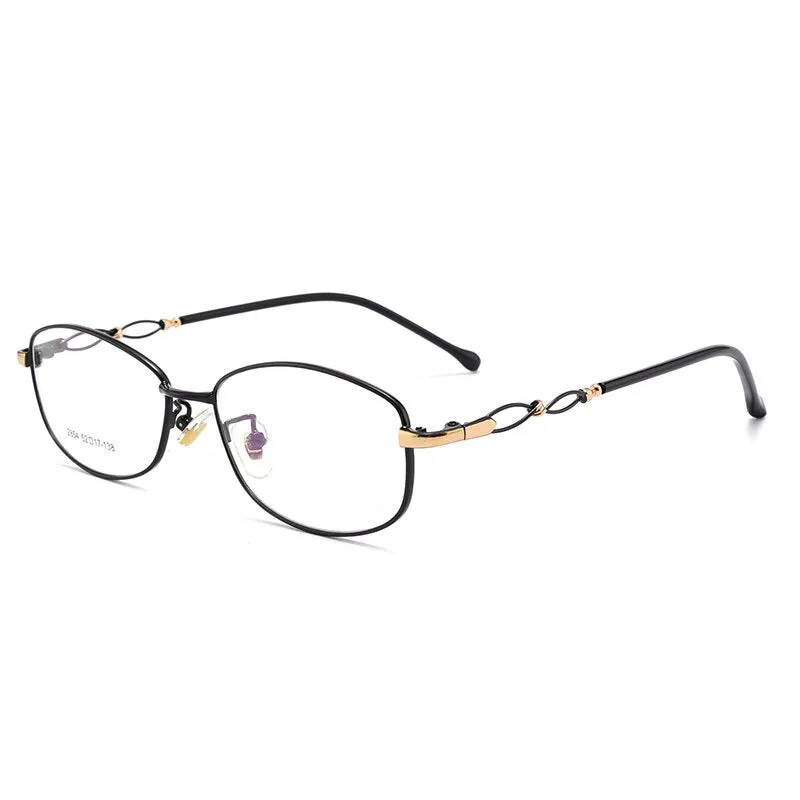 Women's Full Rim Alloy Frame Eyeglasses Sc2854