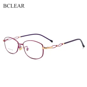 Women's Full Rim Alloy Frame Eyeglasses Sc2854