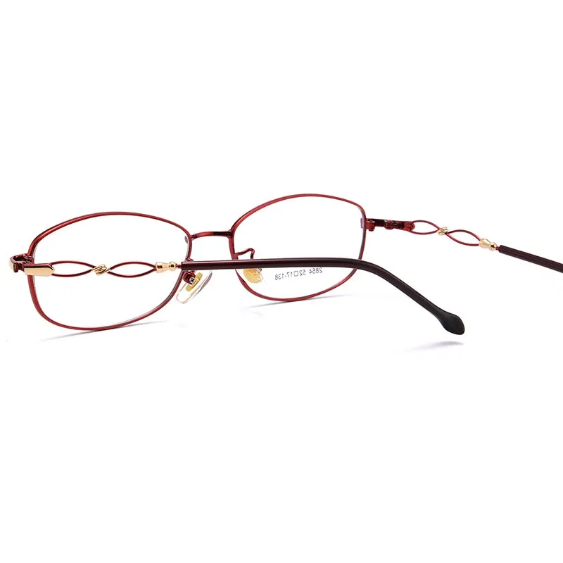 Women's Full Rim Alloy Frame Eyeglasses Sc2854