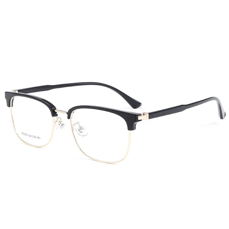 Yimaruili Men's Full Rim Square Acetate Alloy 8538YF