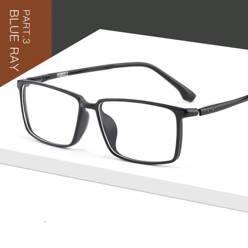 Yimaruili Men's Full Rim Steel Frame Eyeglasses 9810