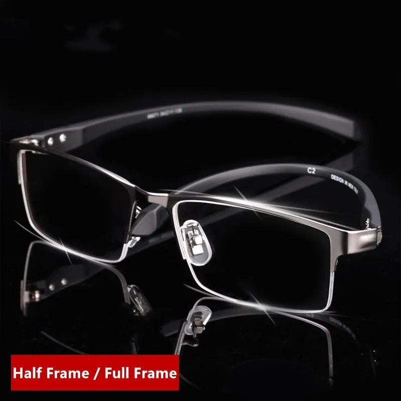 Yimaruili Men's Semi Or Full Rim Alloy Frame Eyeglasses 66071/66085