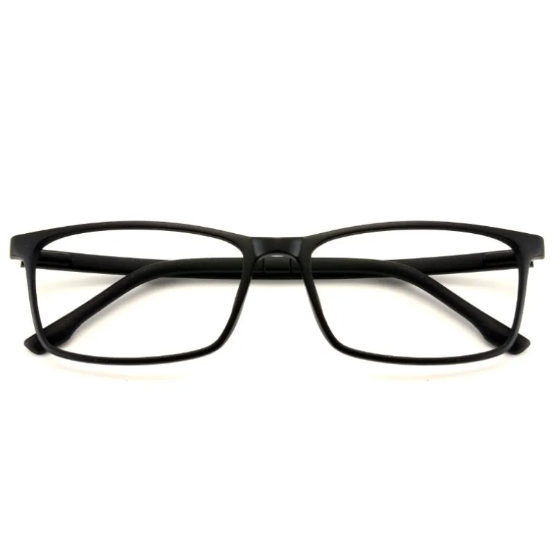 Yimaruili Unisex Full Rim Imitation Wood Grain Resin Frame Eyeglasses 98056