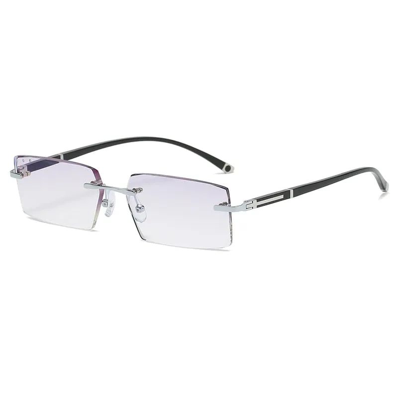 Zirosat 58065 Men's Eyeglasses Alloy Titanium Rimless