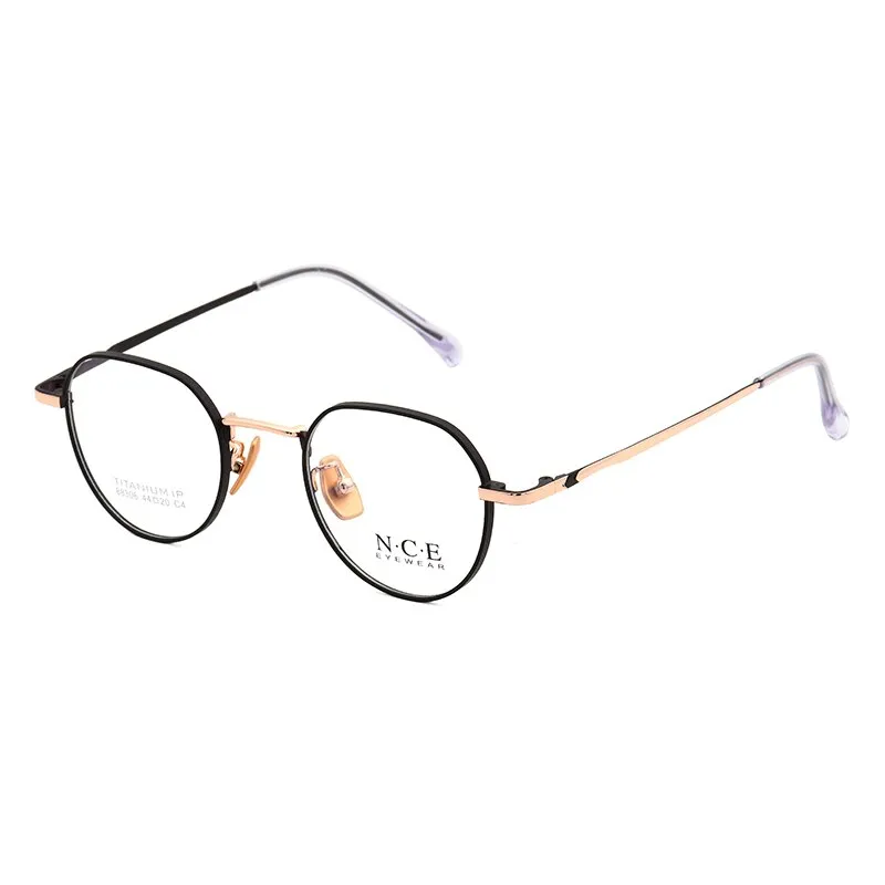 Zirosat Women's Full Rim Round Titanium Acetate Frame Eyeglasses 88306