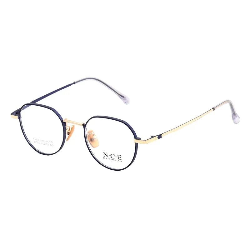 Zirosat Women's Full Rim Round Titanium Acetate Frame Eyeglasses 88306